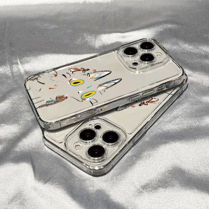 Abstract Cat Sketch Case