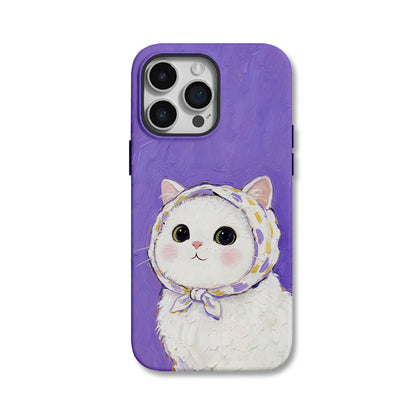 Lavender Bonnet Kitty Case