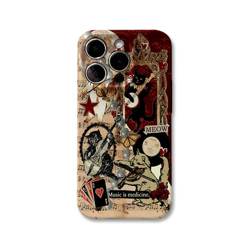 Music Is Medicine Vintage Orchestra Phone Case