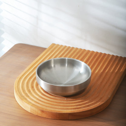 TiltEase Magnetic Stand Cat Bowl Stainless Steel