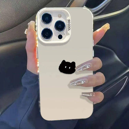 Cute Minimal Kitten Face Case