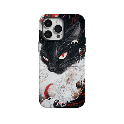 Ukiyo-e, Oriental Spirit & Sketch White Cat Case