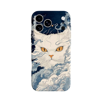 Ukiyo-e, Oriental Spirit & Sketch White Cat Case