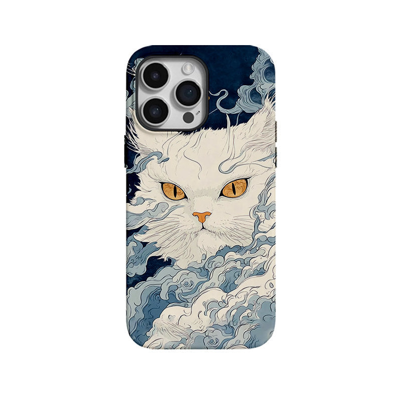 Ukiyo-e, Oriental Spirit & Sketch White Cat Case