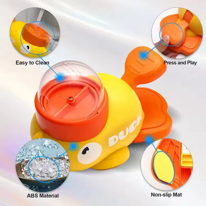 Little Yellow Duck Feeder Cat Interactive Toy