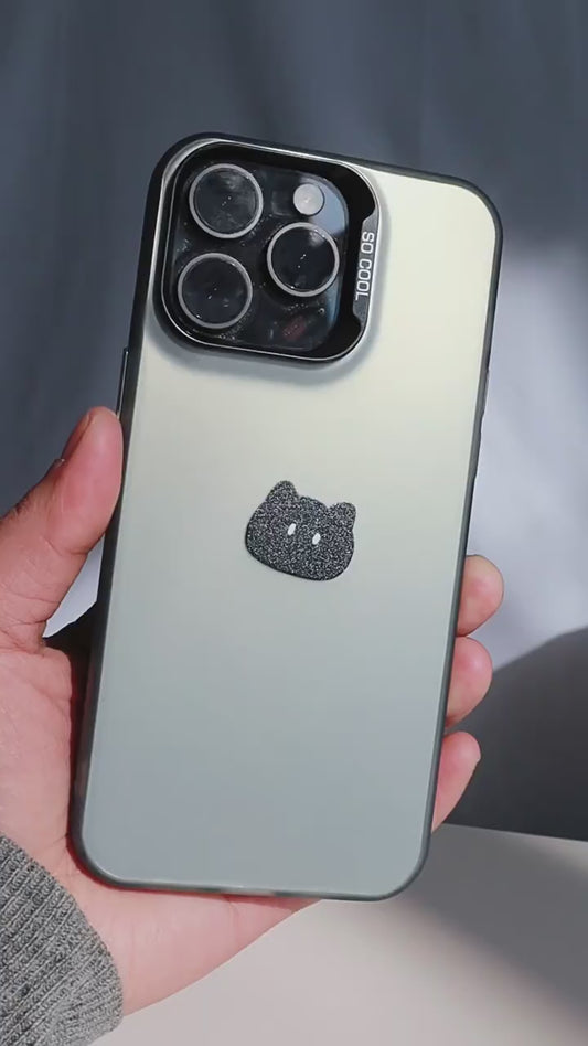 Cute Minimal Kitten Face Case