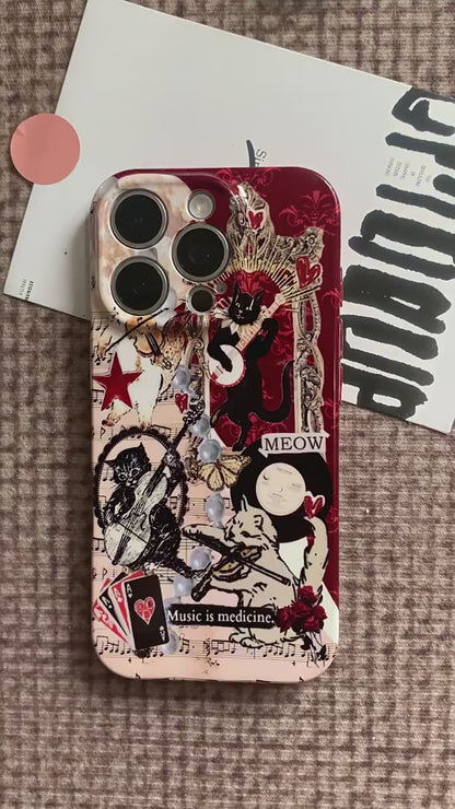 Music Is Medicine Vintage Orchestra Phone Case