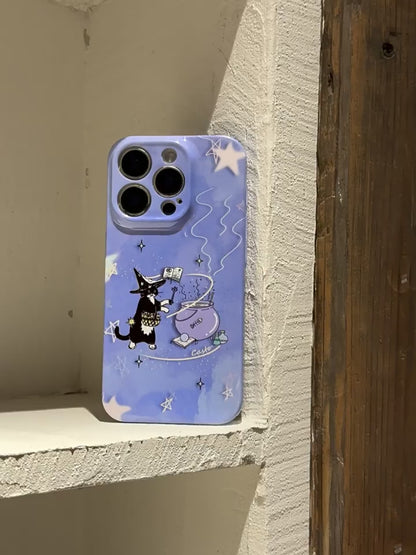 Magic Mood Mixer Witch Cat Phone Case