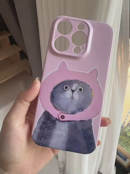 Sweet Pink Hat Kitty Phone Case