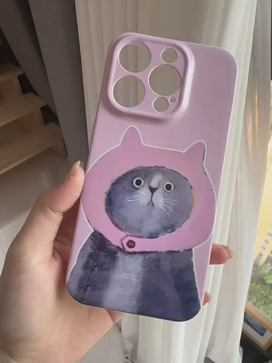 Sweet Pink Hat Kitty Phone Case