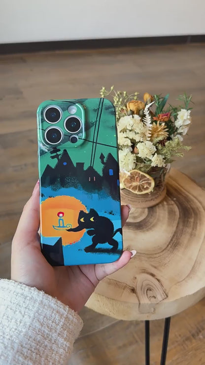 Sneaky Midnight Kitty Case