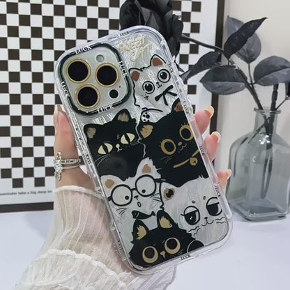 Cute Cat Squad Clear Case